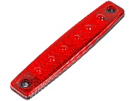 Фонарь габаритный 6-ти диодный LED (красный) 24V (9624К)